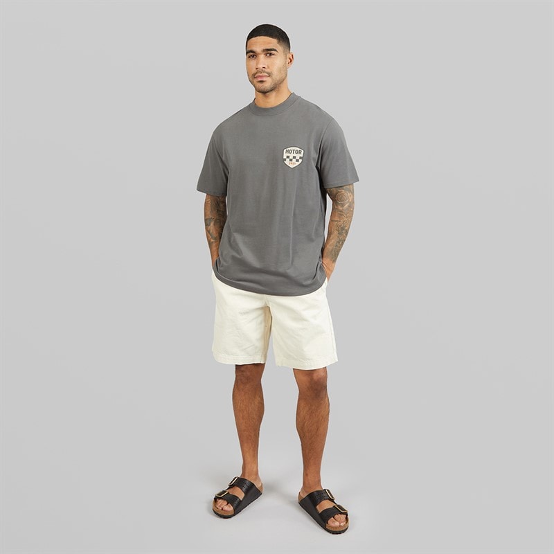 THREADBARE Mens Nol T-Shirt Slate - Image 4