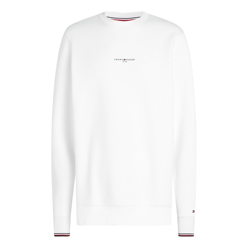 Tommy Hilfiger Mens Pullover Sweatshirt White - Image 5