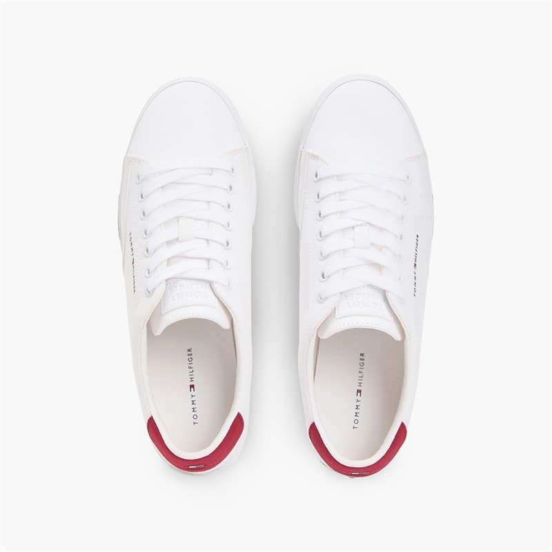 Tommy Hilfiger Mens Vulc Core Trainers White - Image 4