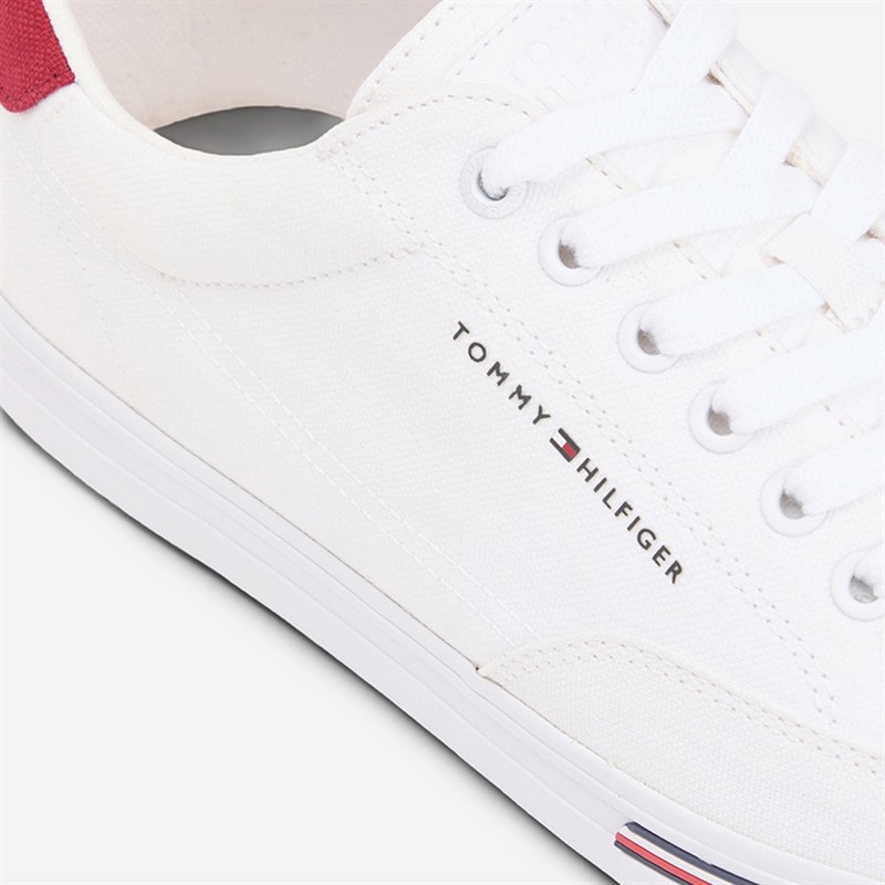 Tommy Hilfiger Mens Vulc Core Trainers White - Image 5