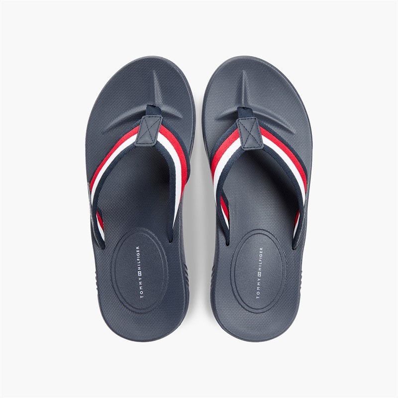 Tommy Hilfiger Mens Molded Flip Flops Rwb - Image 4