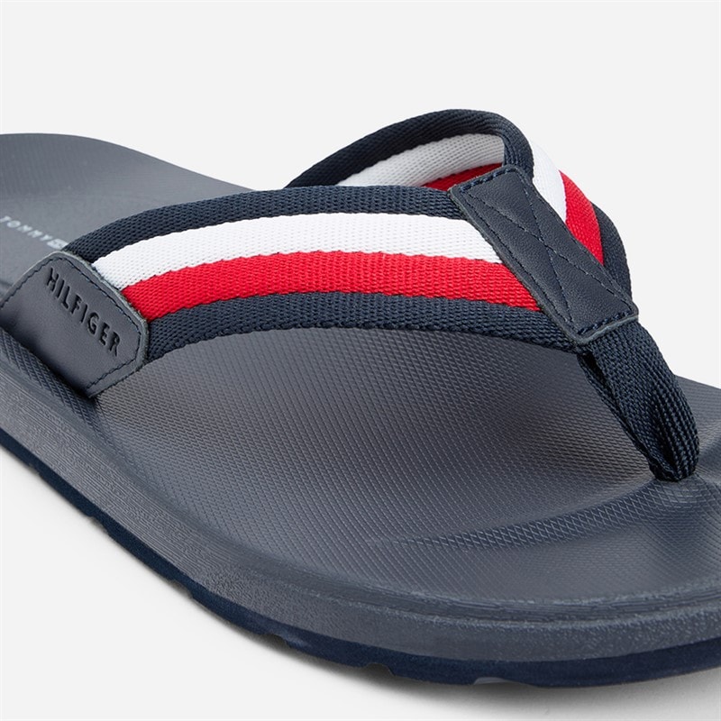 Tommy Hilfiger Mens Molded Flip Flops Rwb - Image 5