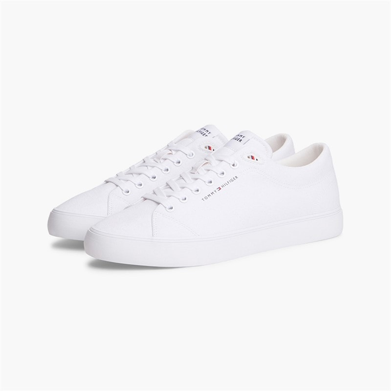 Tommy Hilfiger Mens Harlem Core II Trainers White - Image 5