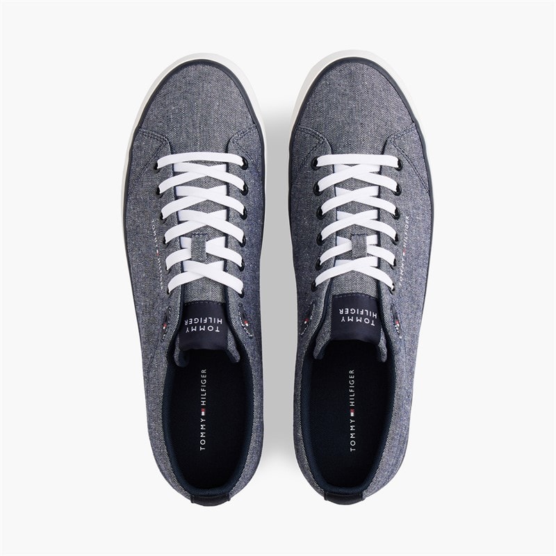 Tommy Hilfiger Mens Vulc Core Trainers Desert Sky - Image 4