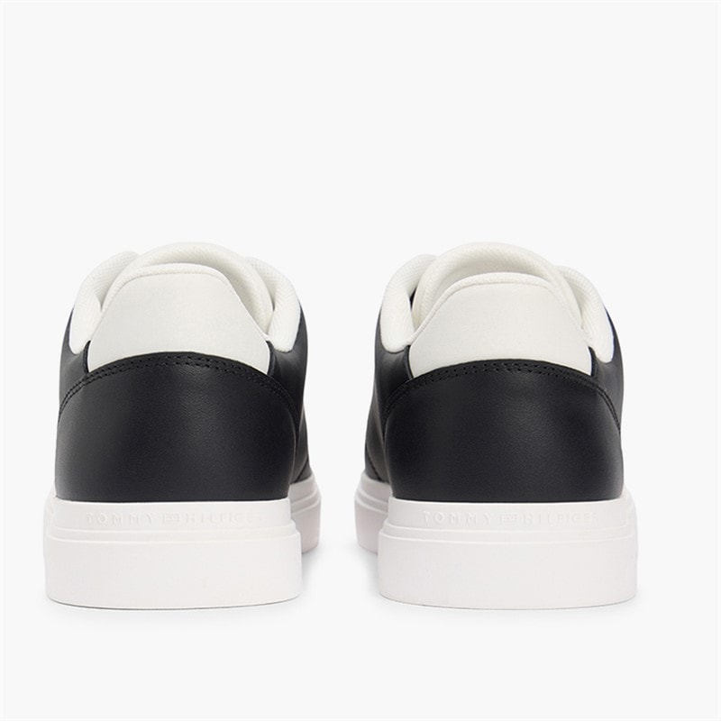 Tommy Hilfiger Womens Feminine Cupsole Trainers Black/Ecru - Image 3