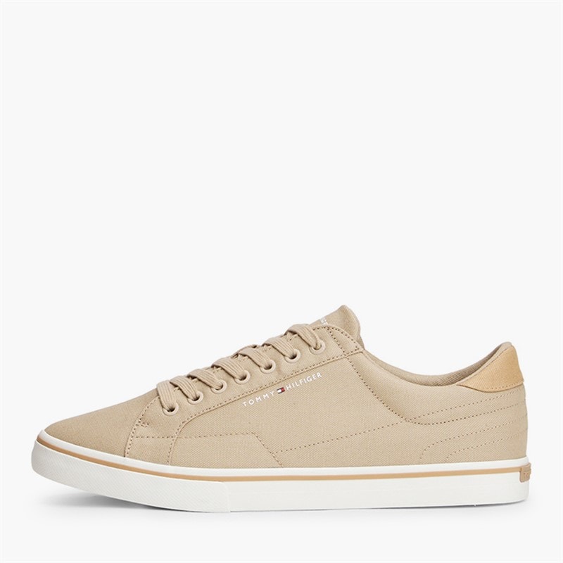 Tommy Hilfiger Mens Vulc Core Trainers Sandalwood - Image 1