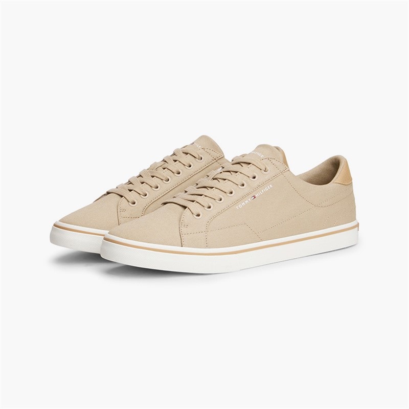 Tommy Hilfiger Mens Vulc Core Trainers Sandalwood - Image 2