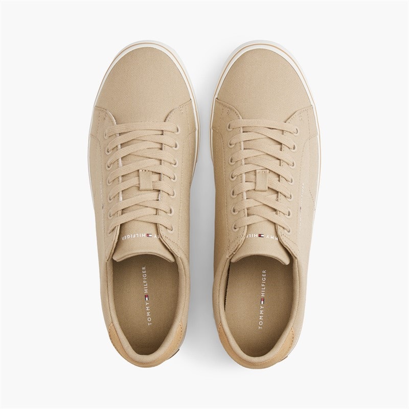Tommy Hilfiger Mens Vulc Core Trainers Sandalwood - Image 4