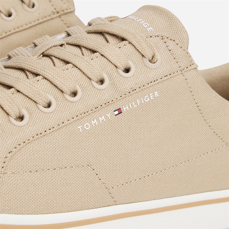 Tommy Hilfiger Mens Vulc Core Trainers Sandalwood - Image 5