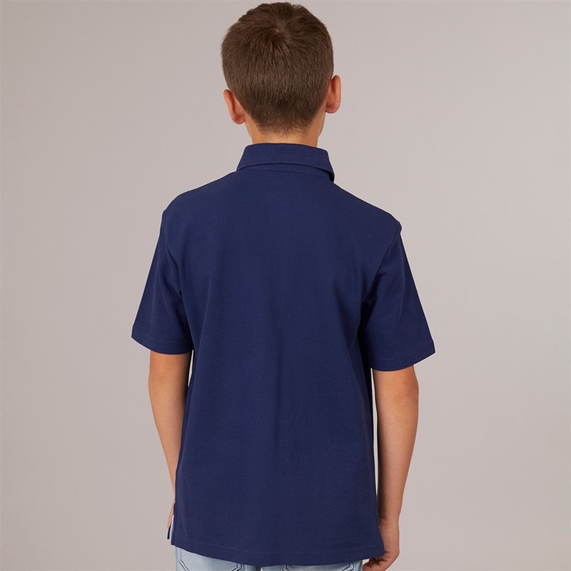 Timberland Boys Polo Shirt Medieval Blue - Image 2