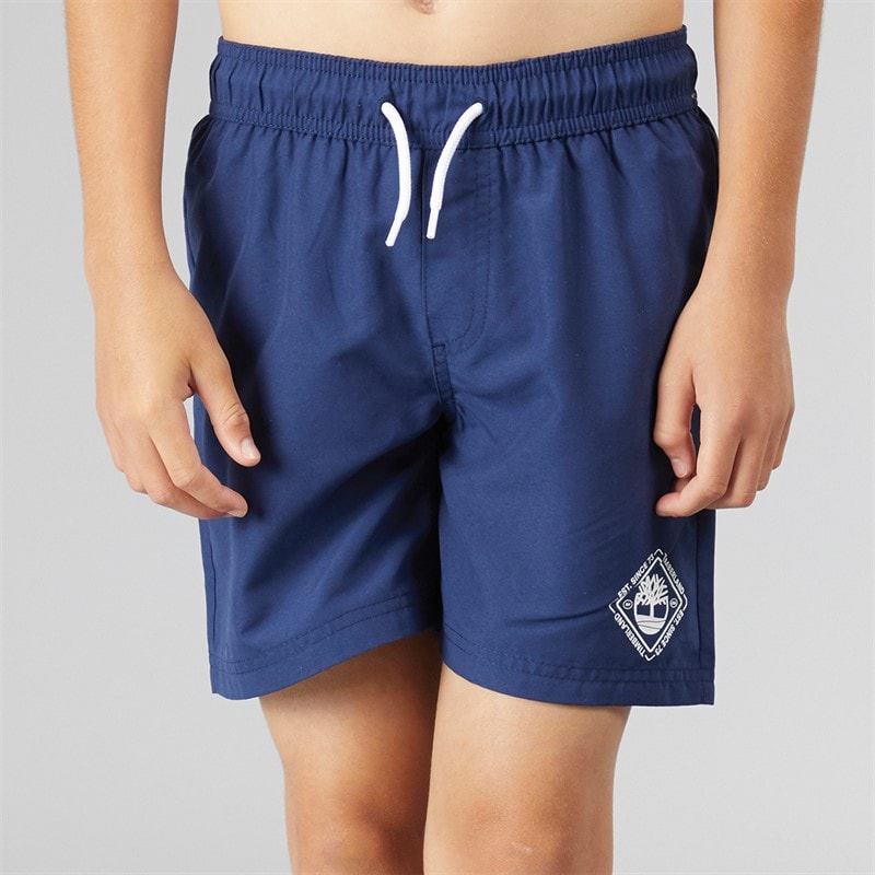 Timberland Boys Swim Shorts Medieval Blue - Image 1