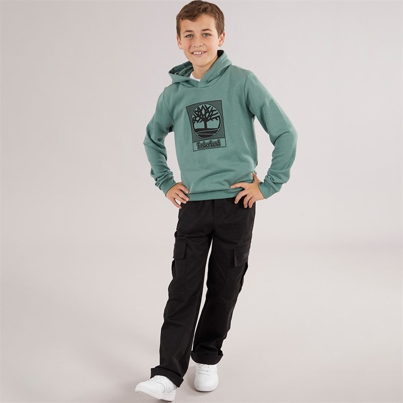 Timberland Boys OTH Hoodie Forest Green - Image 3
