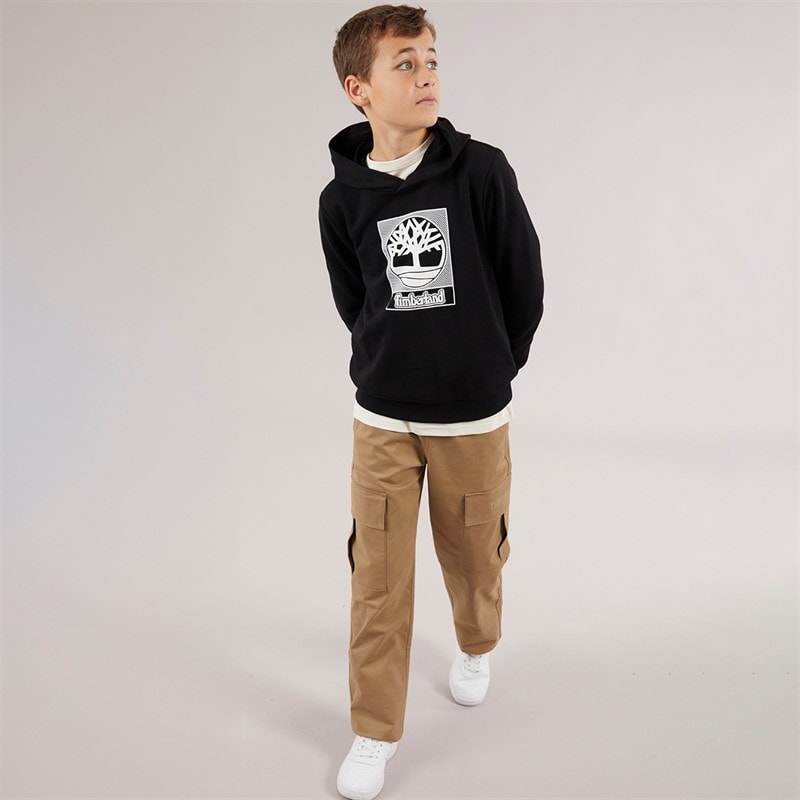 Timberland Boys OTH Hoodie Black Black - Image 3