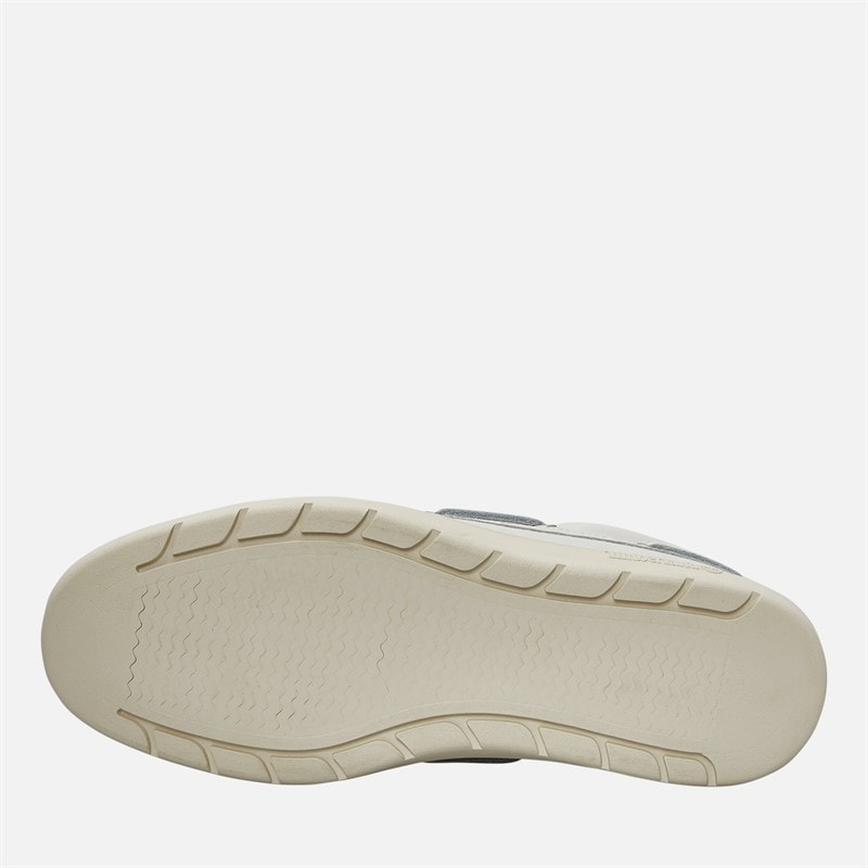 Timberland Mens Portofino Pier Boat Shoes White Full Grain - Image 2