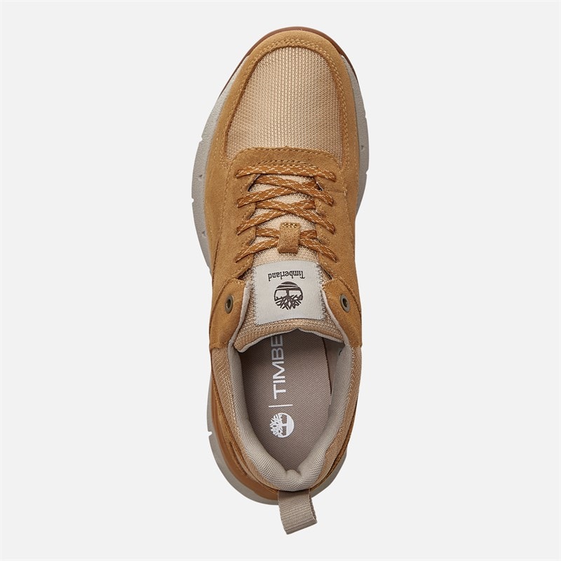 Timberland Mens Voyager Park Trainers Wheat Mesh - Image 4