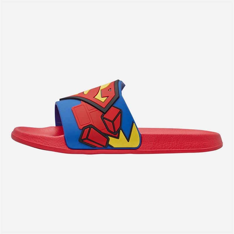Superman Boys Logo Sliders Red/Multi - Image 2