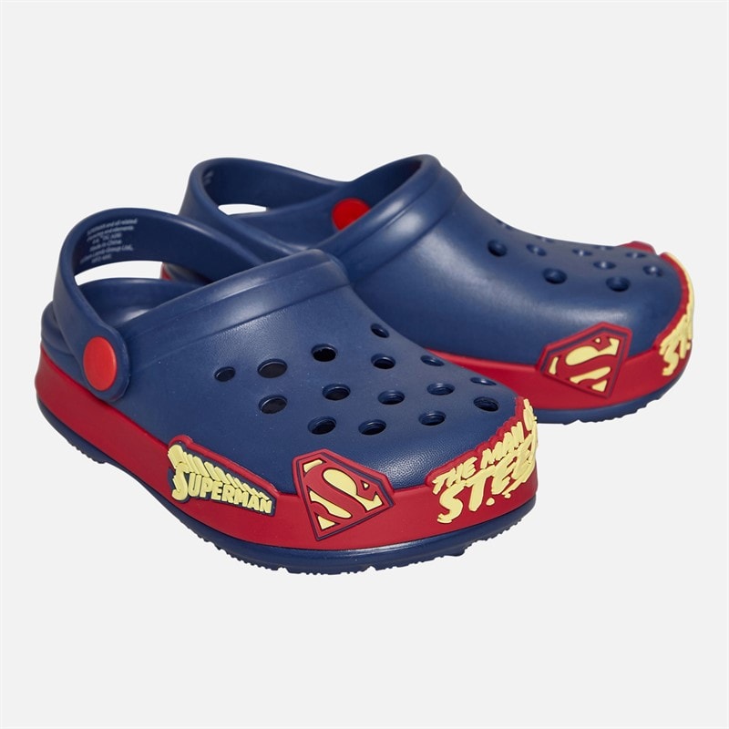 Superman Boys Clogs Navy/Red/Multi