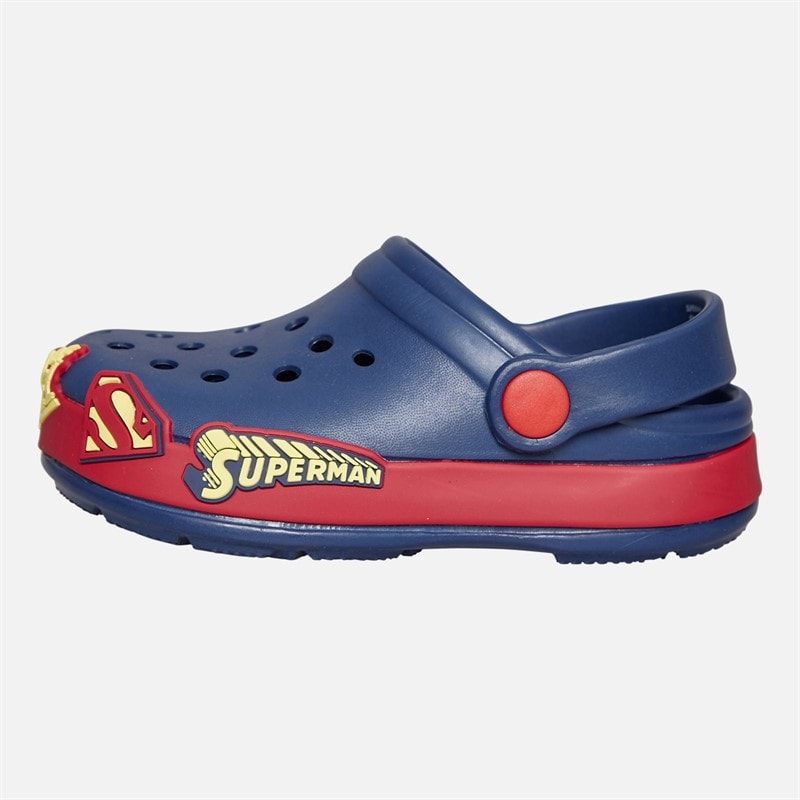 Superman Boys Clogs Navy/Red/Multi - Image 2