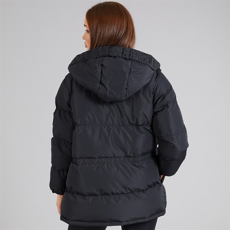 L'amore Couture Womens Lola Short Puffer Black - Image 2