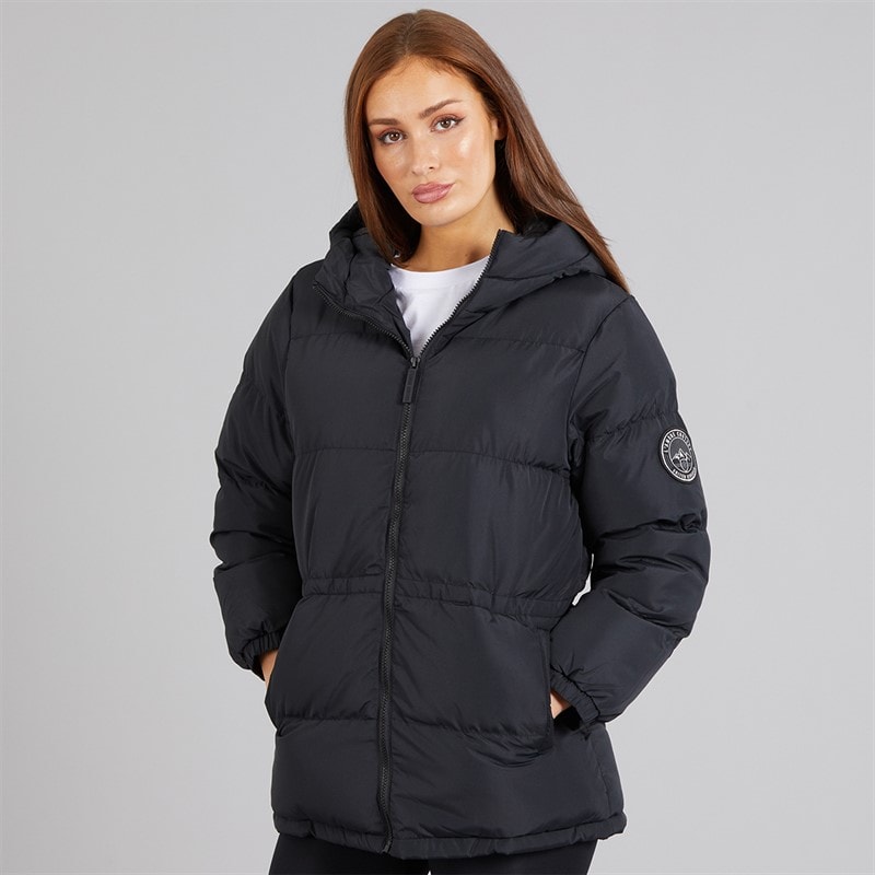 L'amore Couture Womens Lola Short Puffer Black - Image 3