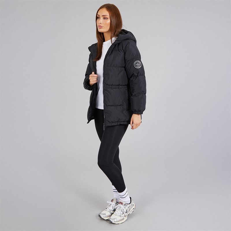 L'amore Couture Womens Lola Short Puffer Black - Image 4