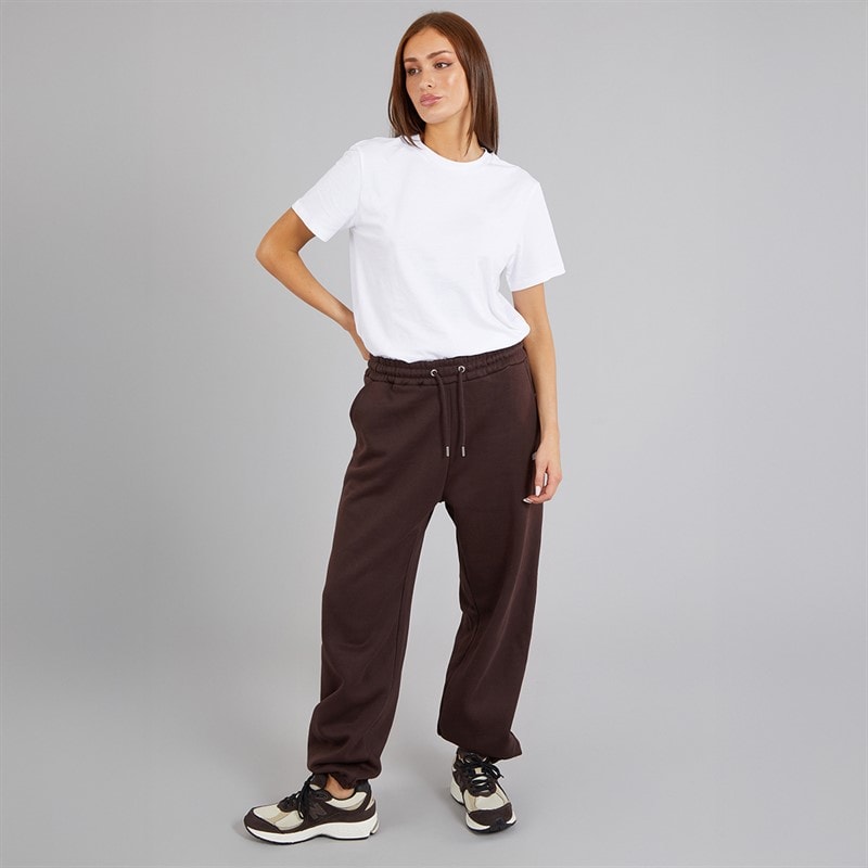 L'amore Couture Womens Ryleigh Loose Fit Joggers Brown - Image 4