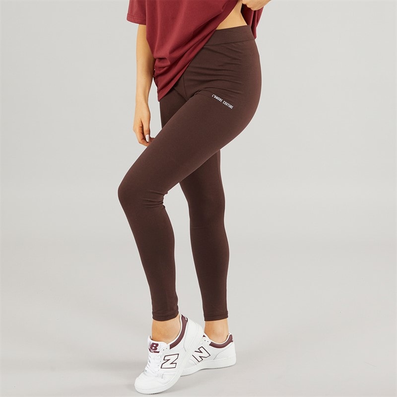 L'amore Couture Womens Ryleigh Leggings Brown - Image 1