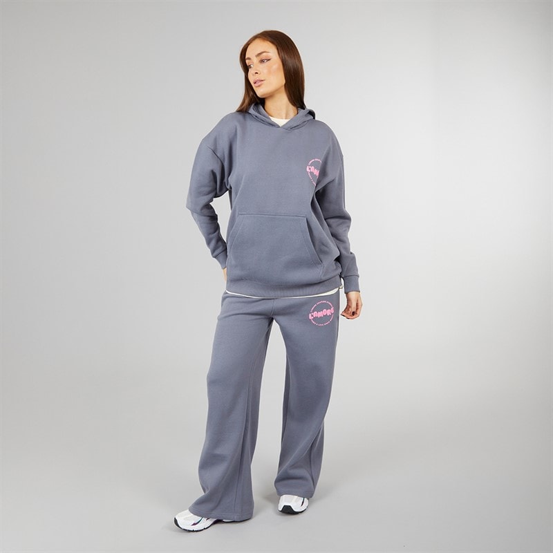 L'amore Couture Womens Glendale Tracksuit Charcoal - Image 4