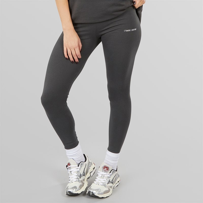 L'amore Couture Womens Ryleigh Leggings Charcoal