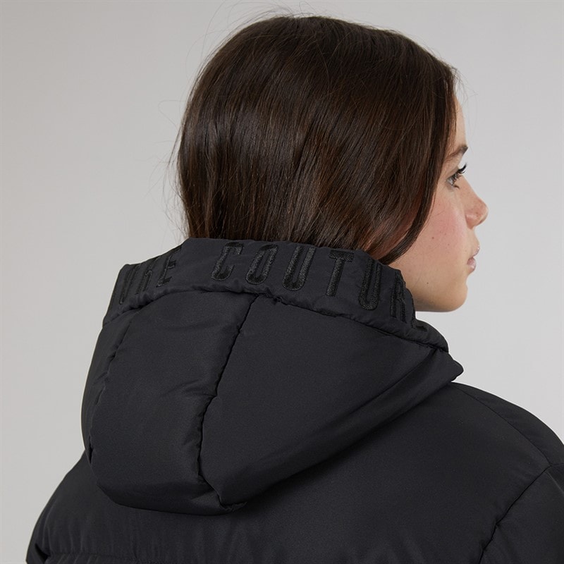L'amore Couture Girls Lola Short Puffer Black - Image 5