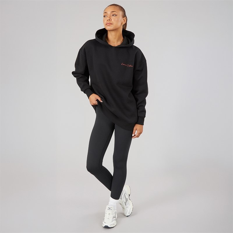 L'amore Couture Womens Soraya Hoodie Black - Image 4
