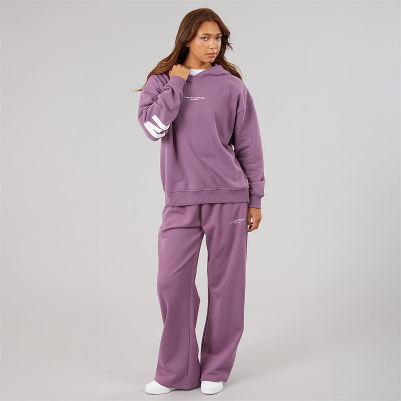 L'amore Couture Womens Nerida Hoodie Grape - Image 4