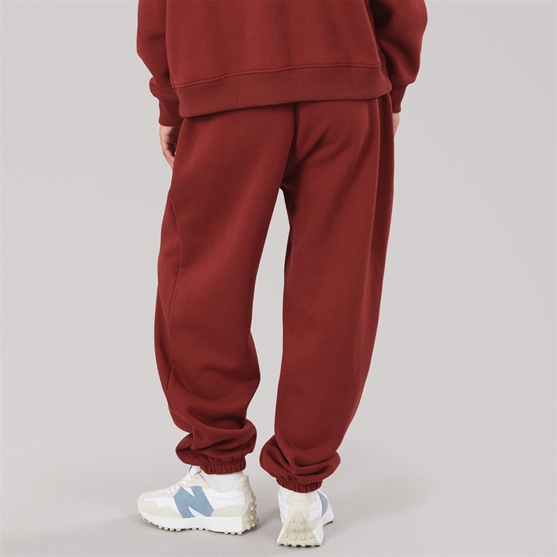 L'amore Couture Womens Chill Joggers Burgundy - Image 2