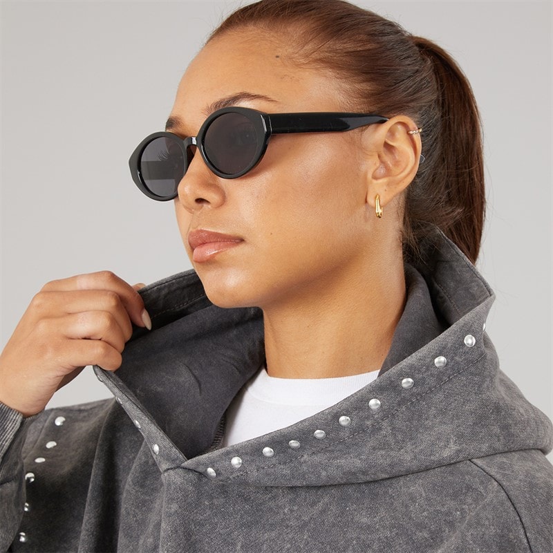 L'amore Couture Womens Lorien Hoodie Charcoal - Image 3