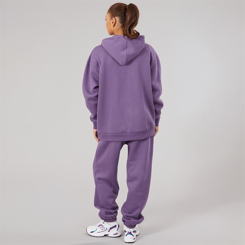 L'amore Couture Womens LC Athletic Hoodie And Joggers Tracksuit Grape - Image 2