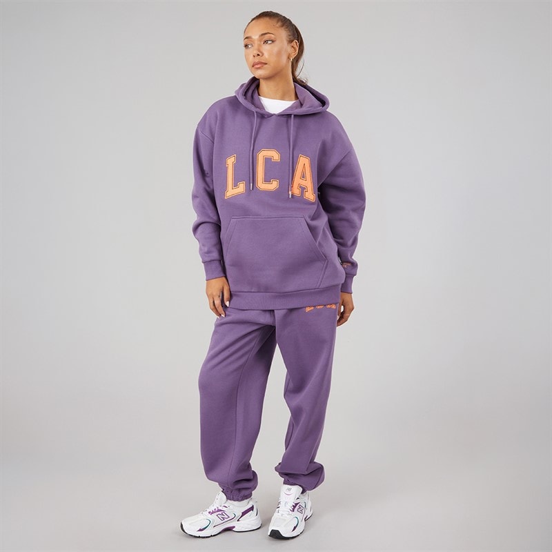 L'amore Couture Womens LC Athletic Hoodie And Joggers Tracksuit Grape - Image 3