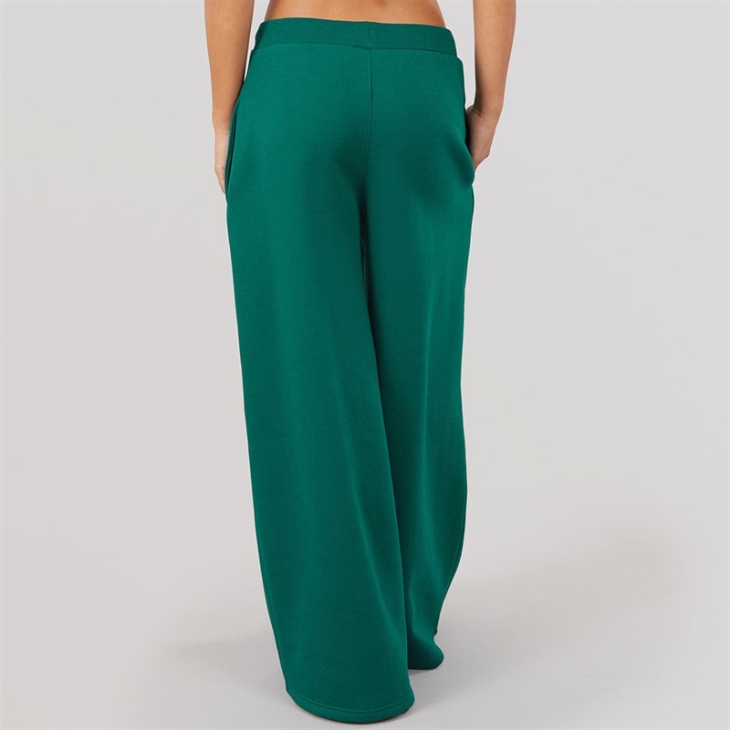L'amore Couture Womens Orielle Wide Leg Joggers Green - Image 2