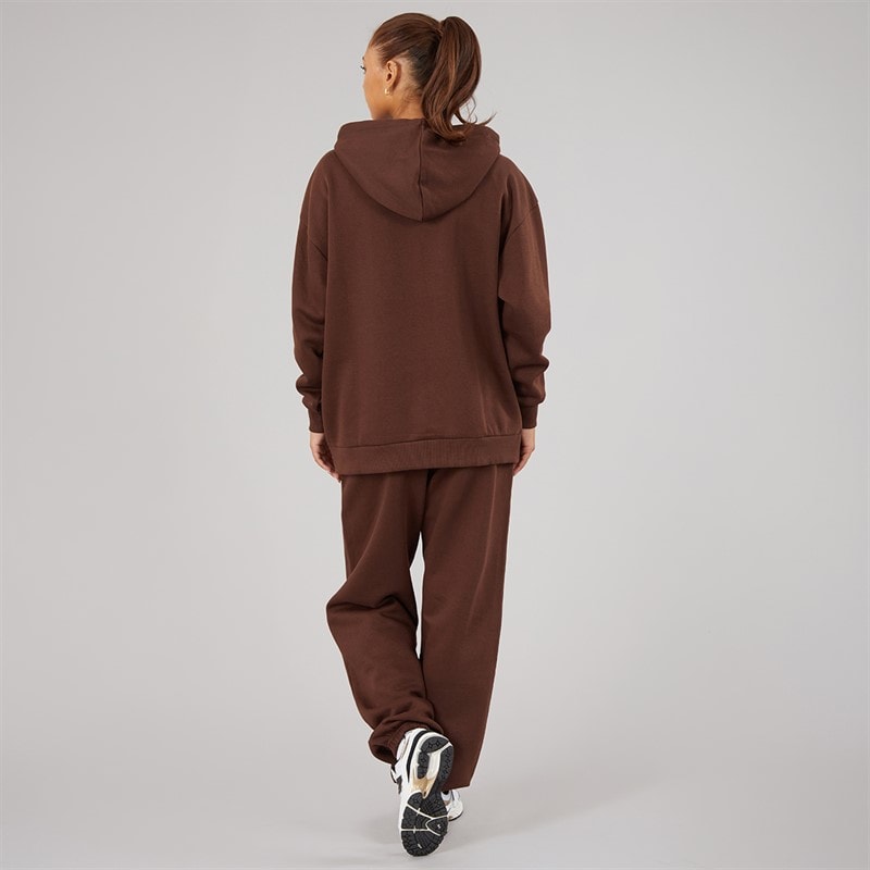 L'amore Couture Womens LC Athletic Hoodie And Joggers Tracksuit Brown - Image 2