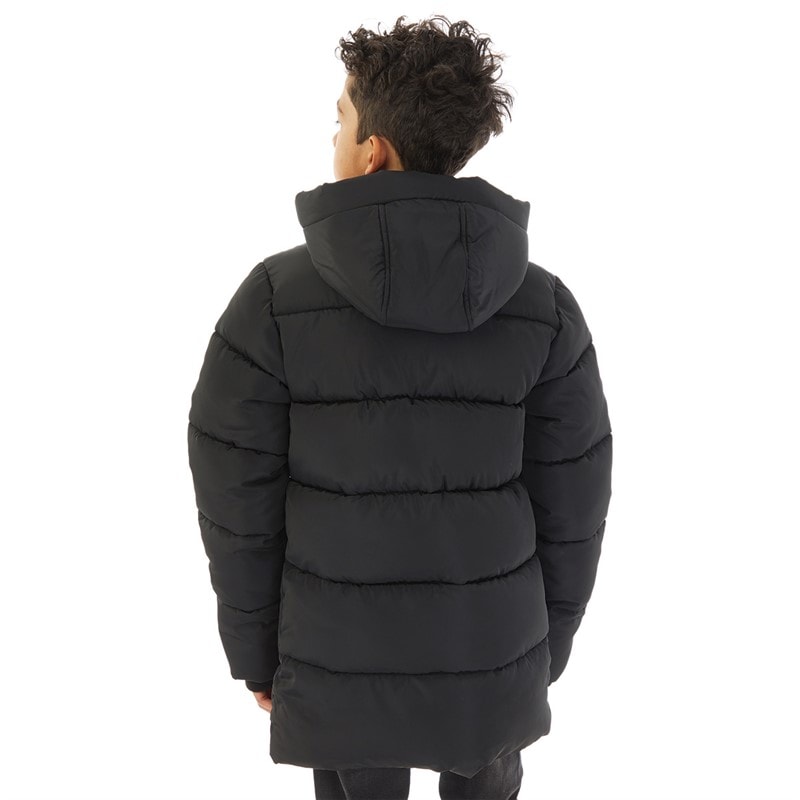 U.S. POLO ASSN. Boys Heavy Puffer Coat Black - Image 2