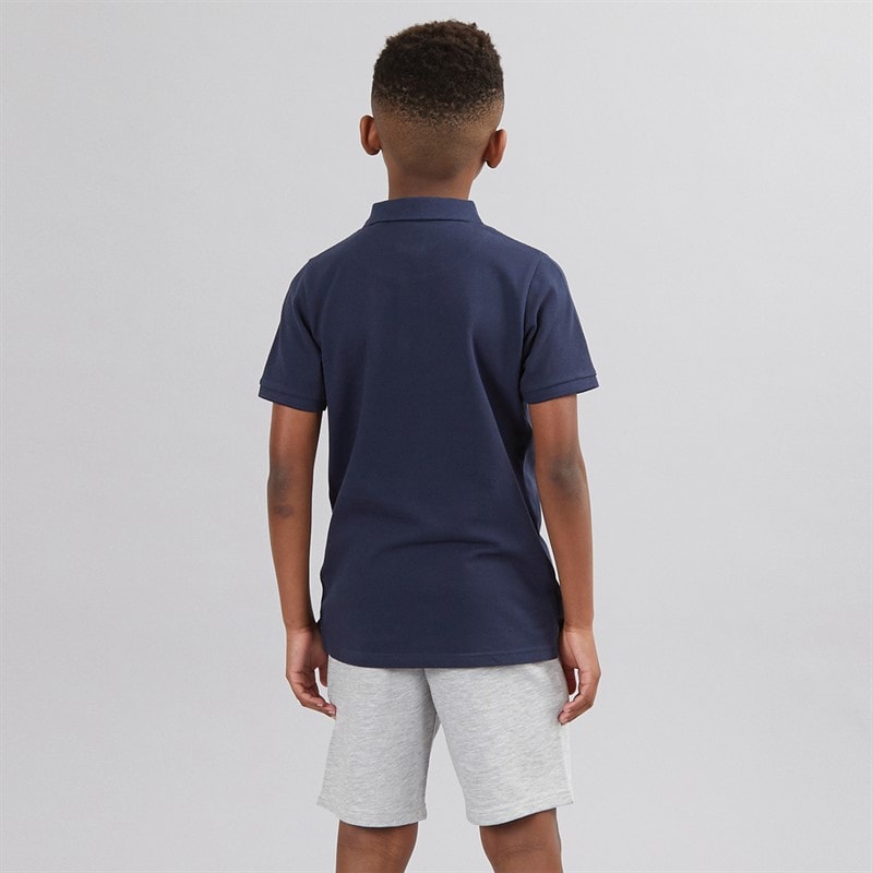 U.S. POLO ASSN. U.S. Polo Shirt ASSN. Boys Sport Graphic Polo Shirt & Short Set Navy Blazer - Image 2
