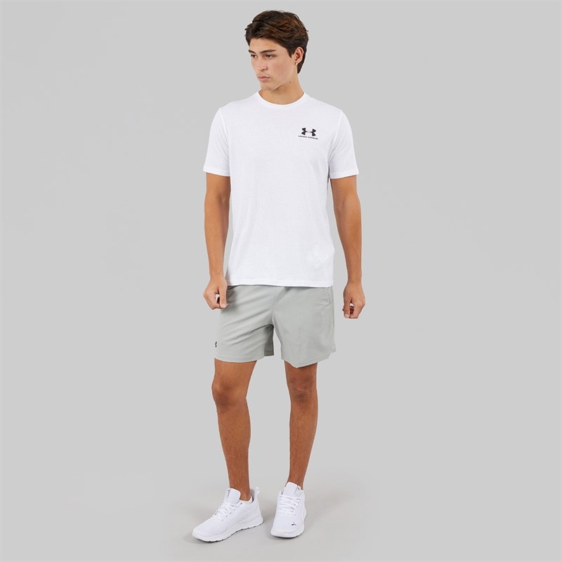 Under Armour Mens UA Sportstyle Left Chest Short Sleeve T-Shirt White - Image 3