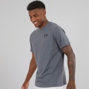 Under Armour Mens UA Sportstyle Left Chest Short Sleeve T-Shirt Castlerock/Black