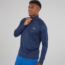 Under Armour Mens UA Tech 2.0 1/2 Zip Top Academy/Steel