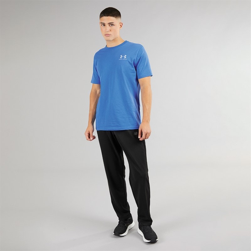 Under Armour Mens UA Sportstyle Left Chest Short Sleeve T-Shirt Blue Atlantis/Blue Calm - Image 3
