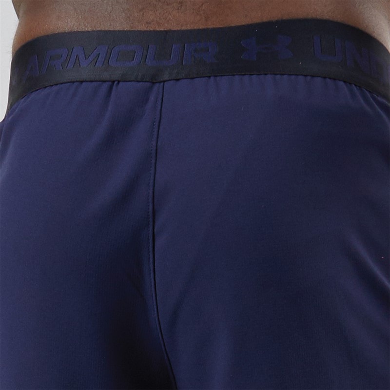 Under Armour Mens UA Vanish Woven 6 Inch Shorts Midnight Navy/Mod Grey - Image 5