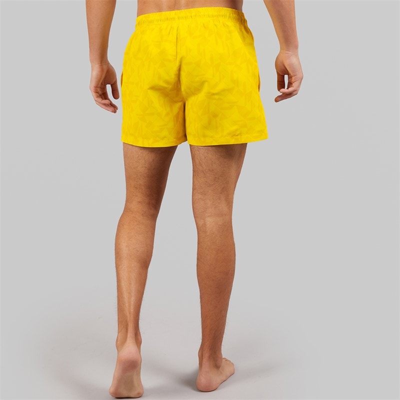 Umbro Mens Racer Swim Shorts Yellow/Green - Image 2