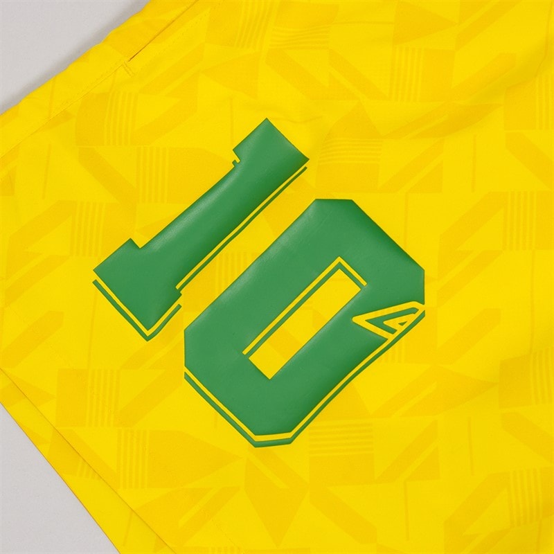 Umbro Mens Racer Swim Shorts Yellow/Green - Image 5