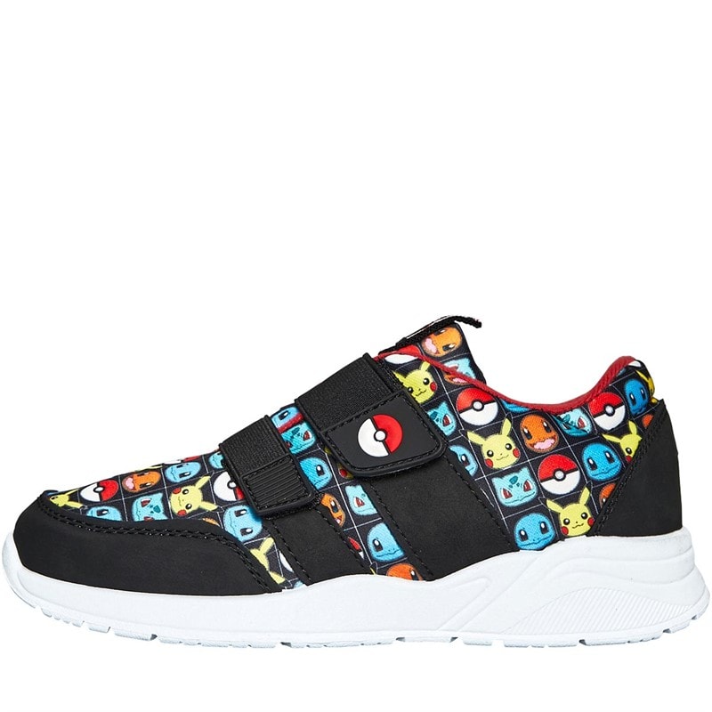 Pokemon Boys Hinata Trainers Black/Multi - Image 1