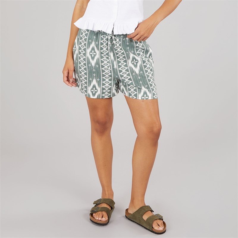 Vero Moda Womens Milo Paperbag Shorts Laurel Wreath