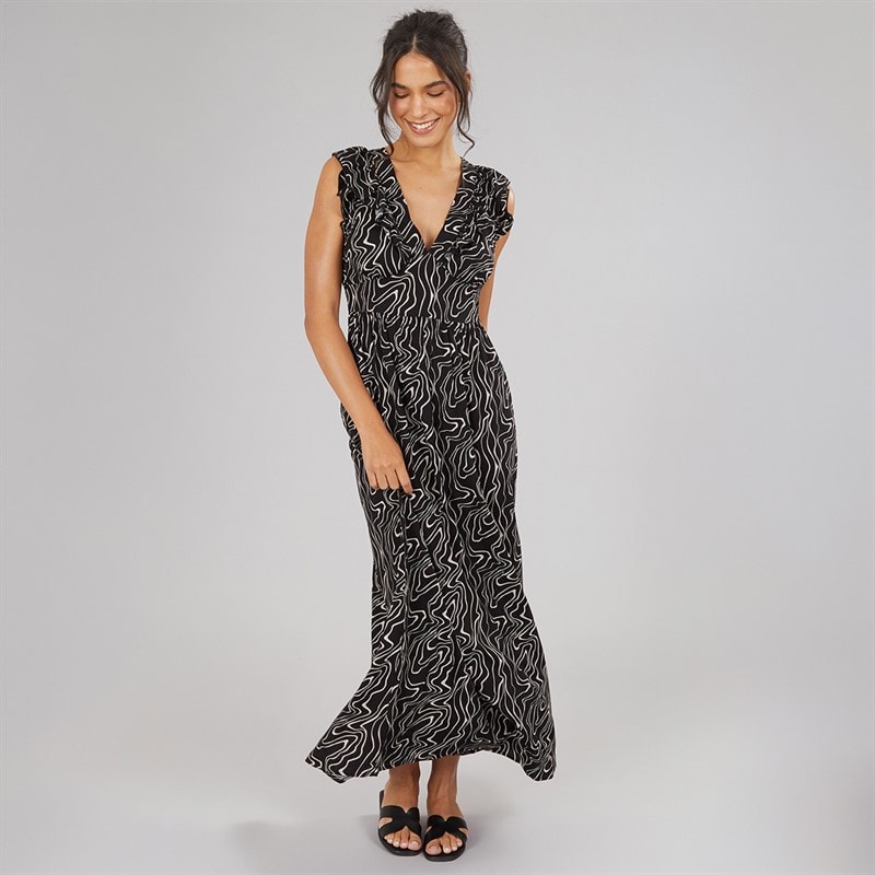 Vero Moda Womens Easy Joy Maxi Dress Black